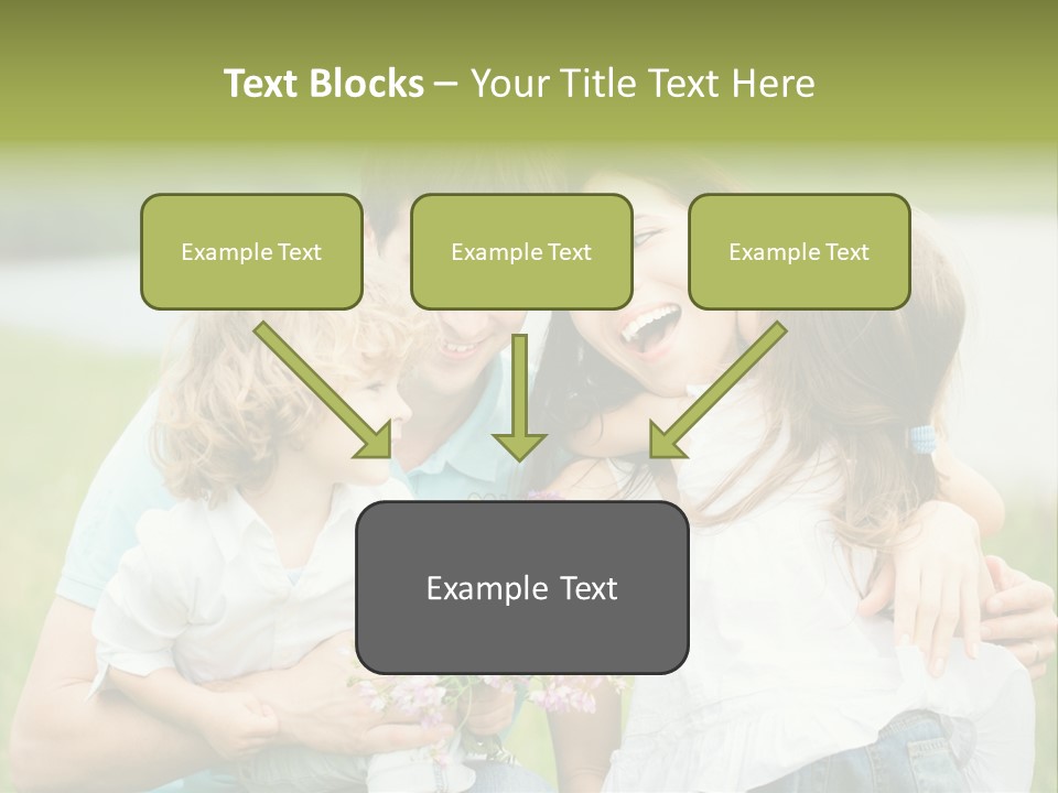 Cheerful Green Father PowerPoint Template