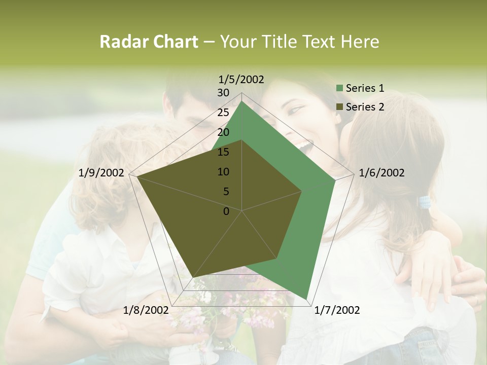 Cheerful Green Father PowerPoint Template