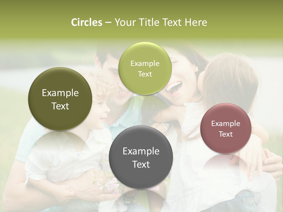 Cheerful Green Father PowerPoint Template