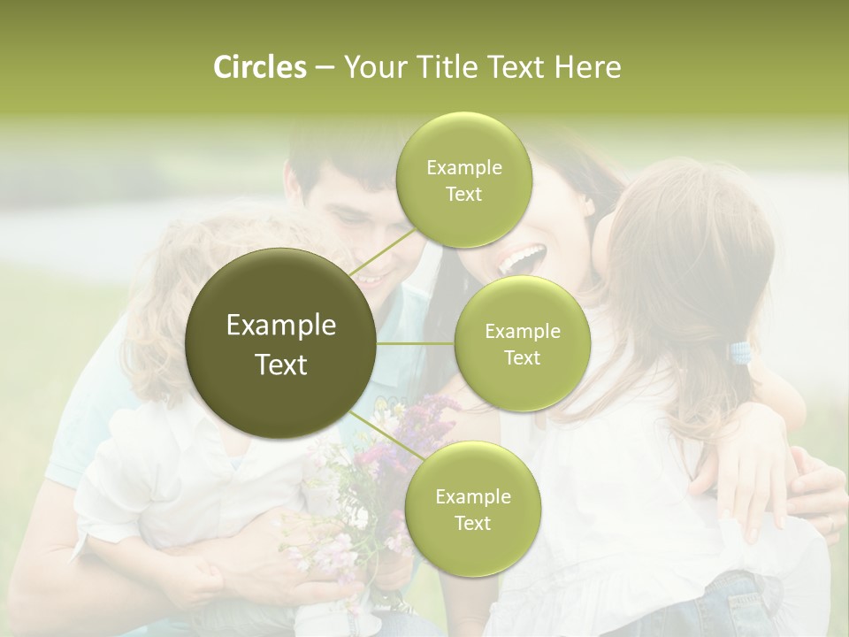 Cheerful Green Father PowerPoint Template