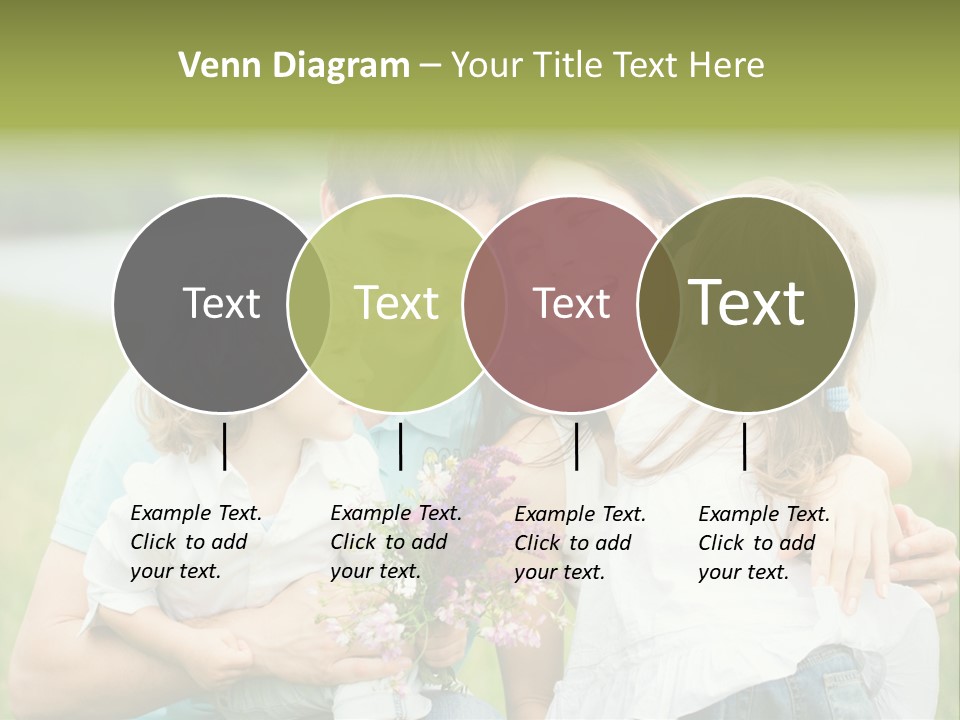 Cheerful Green Father PowerPoint Template