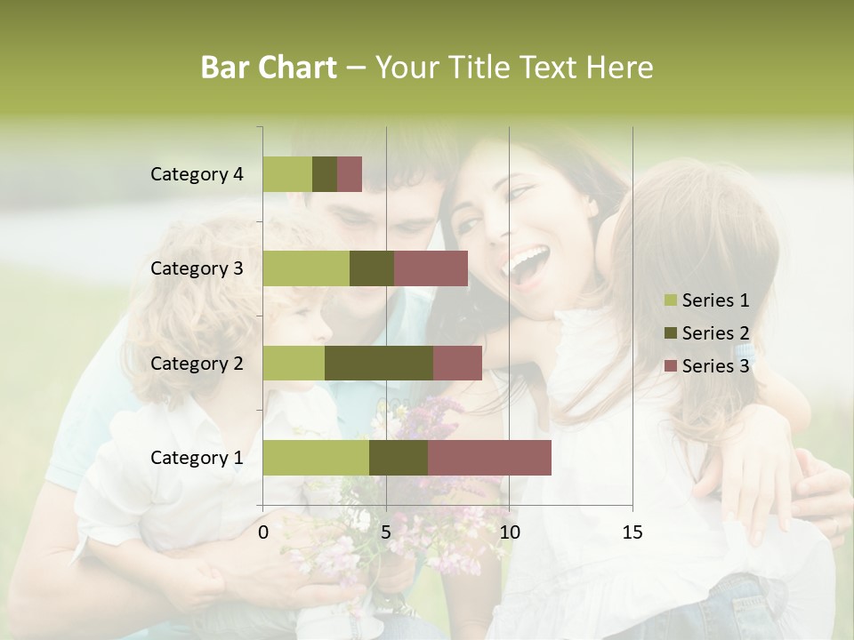 Cheerful Green Father PowerPoint Template