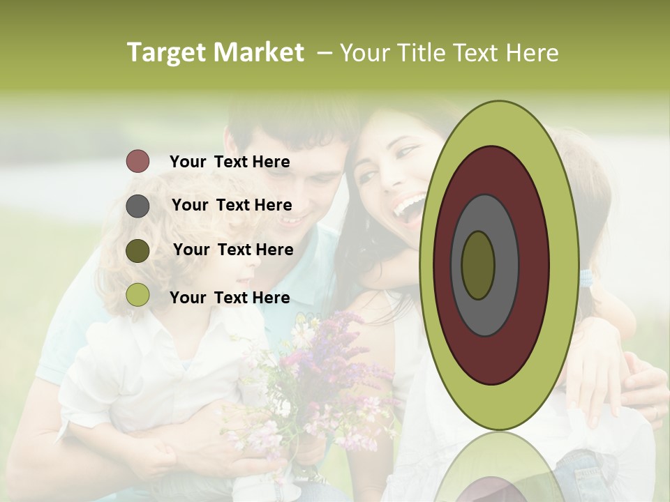 Cheerful Green Father PowerPoint Template