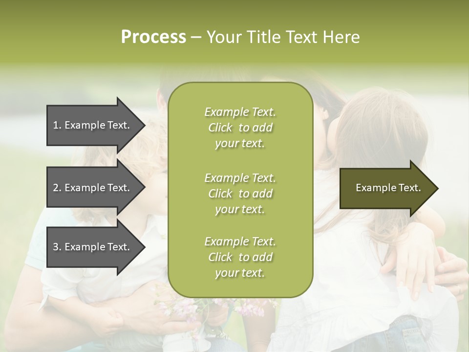 Cheerful Green Father PowerPoint Template