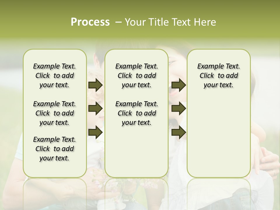 Cheerful Green Father PowerPoint Template