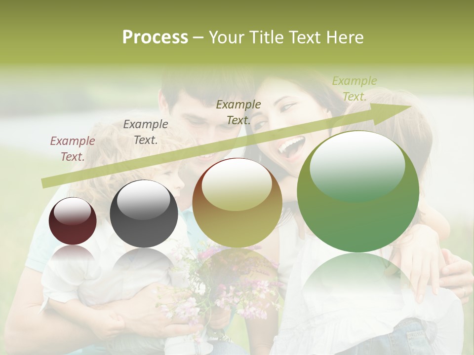 Cheerful Green Father PowerPoint Template