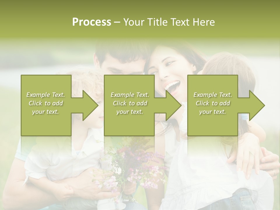 Cheerful Green Father PowerPoint Template