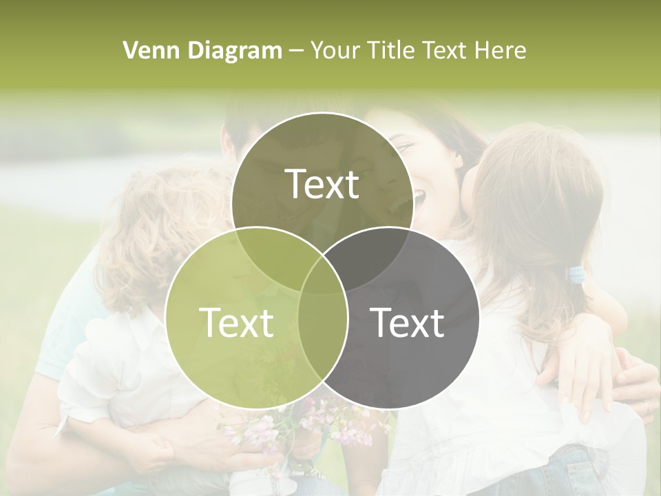 Cheerful Green Father PowerPoint Template