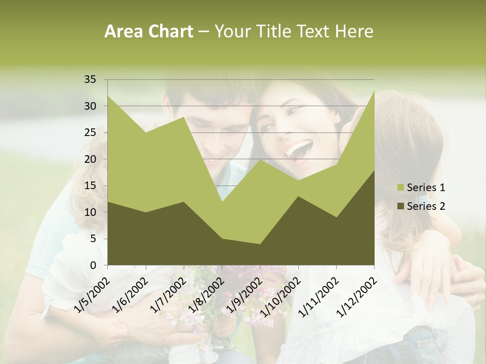 Cheerful Green Father PowerPoint Template