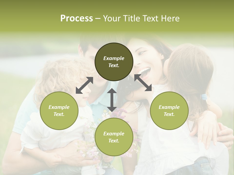 Cheerful Green Father PowerPoint Template
