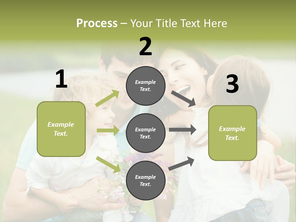 Cheerful Green Father PowerPoint Template