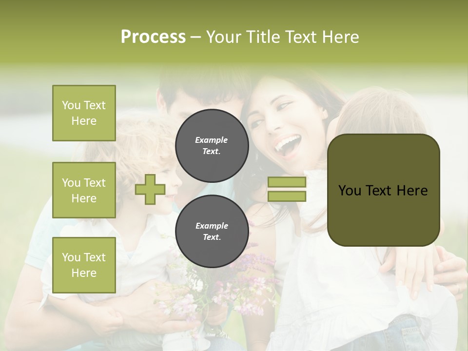 Cheerful Green Father PowerPoint Template