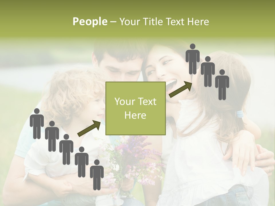 Cheerful Green Father PowerPoint Template