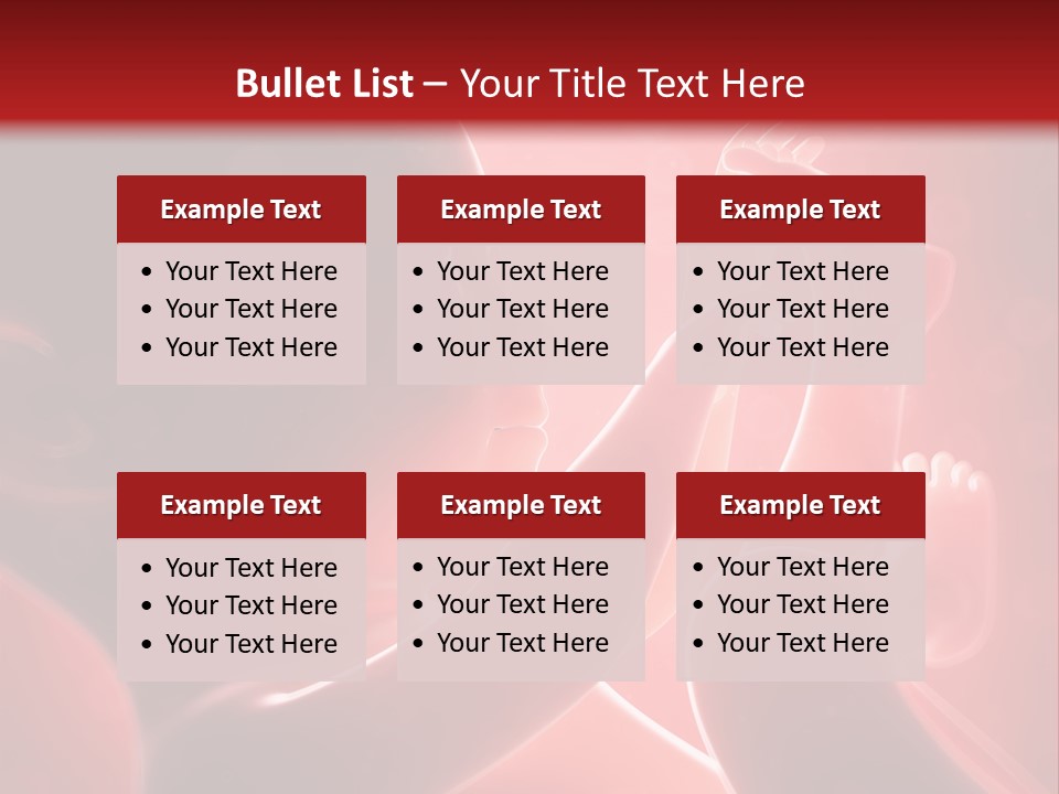 Human Physiology Emryonic PowerPoint Template