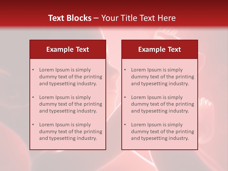 Human Physiology Emryonic PowerPoint Template