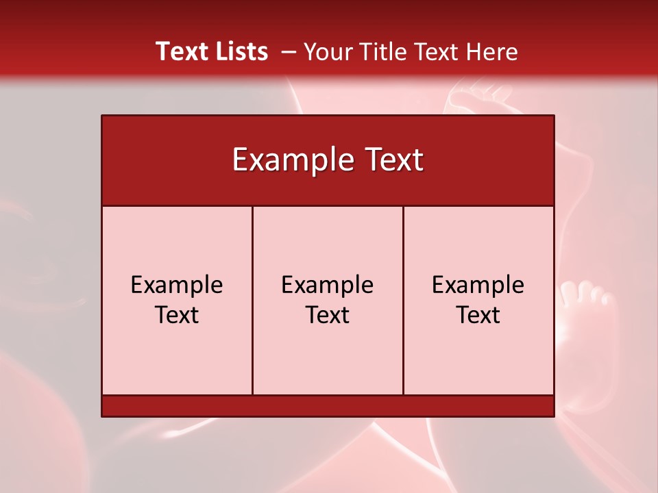 Human Physiology Emryonic PowerPoint Template