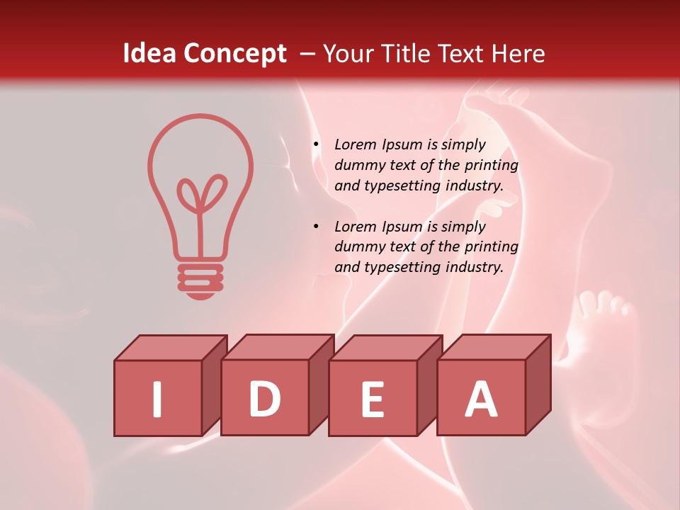 Human Physiology Emryonic PowerPoint Template