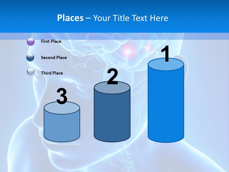 Highlighted Headache Skeletal PowerPoint Template