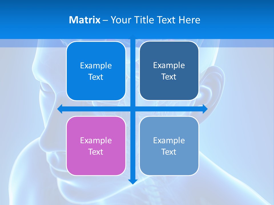 Highlighted Headache Skeletal PowerPoint Template