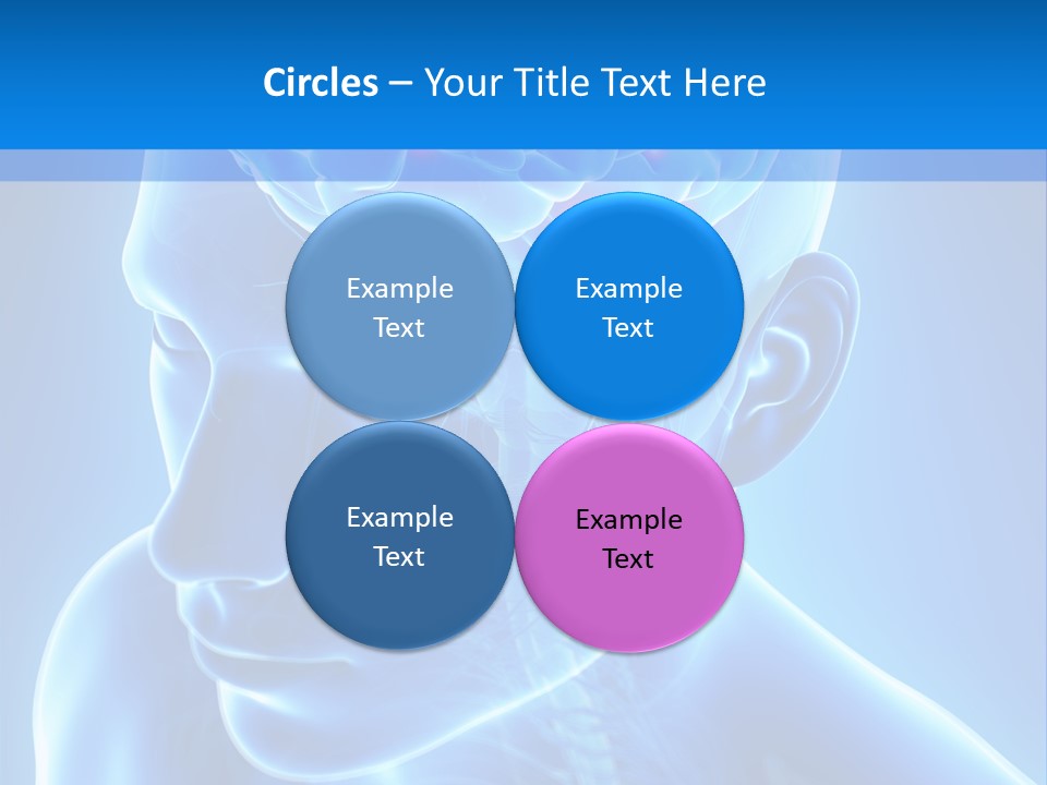 Highlighted Headache Skeletal PowerPoint Template