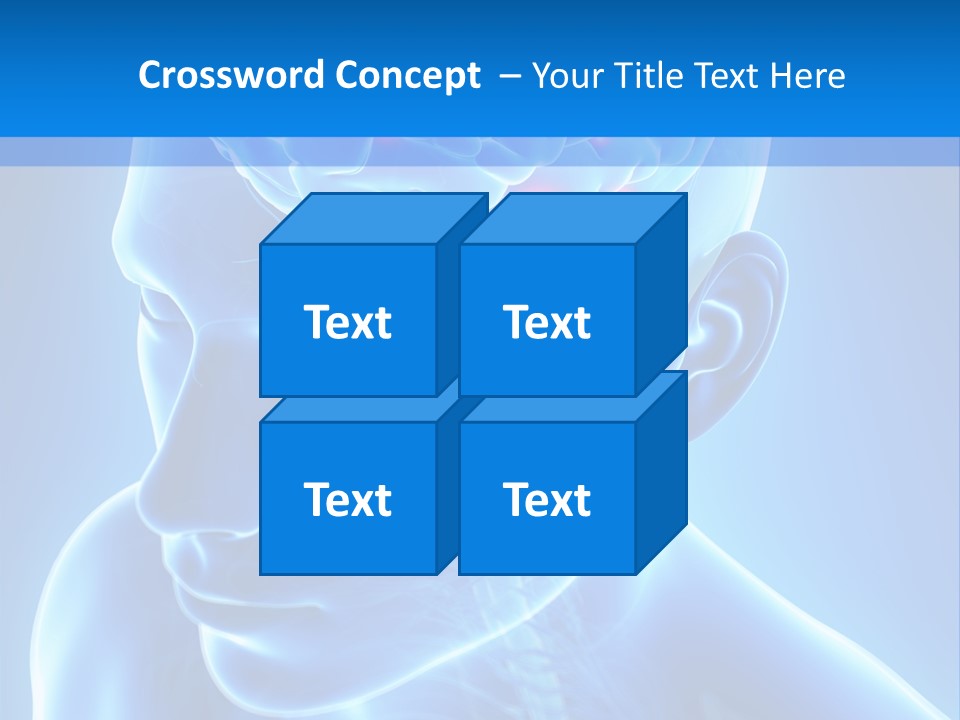 Highlighted Headache Skeletal PowerPoint Template