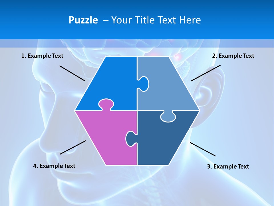 Highlighted Headache Skeletal PowerPoint Template