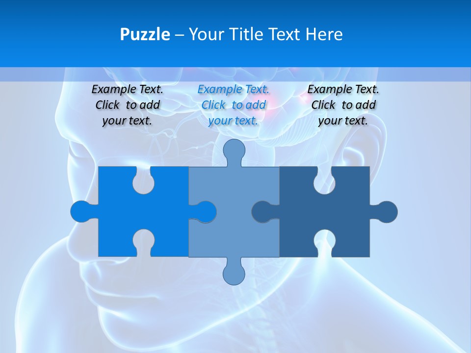 Highlighted Headache Skeletal PowerPoint Template