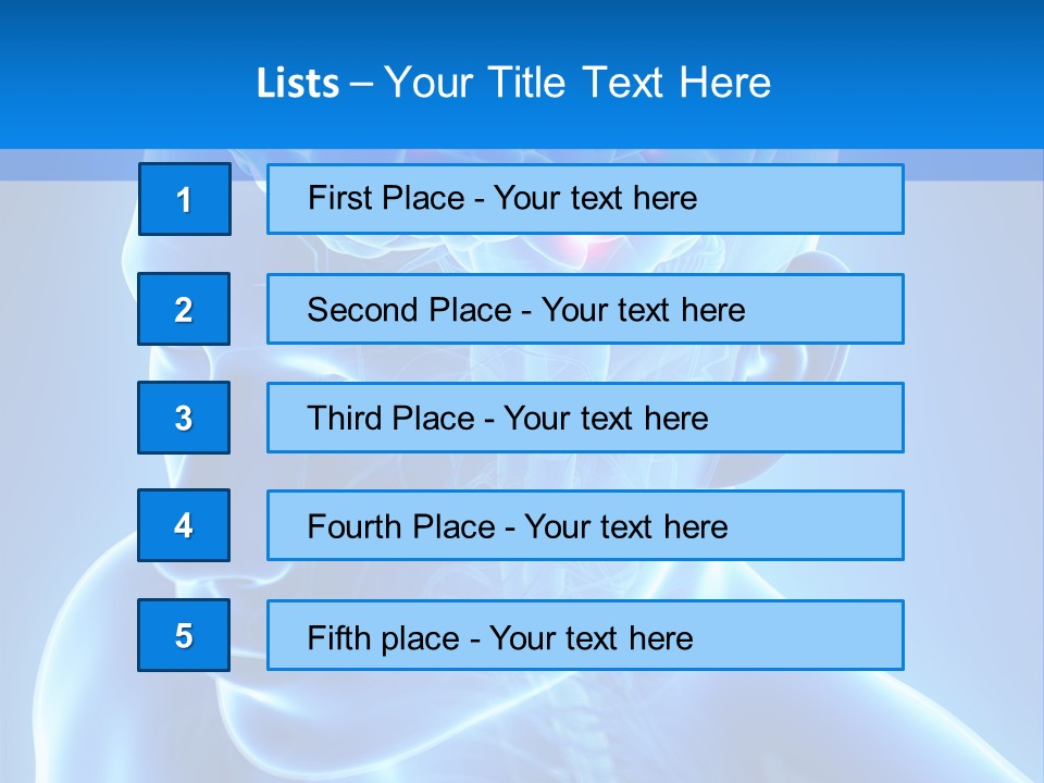 Highlighted Headache Skeletal PowerPoint Template