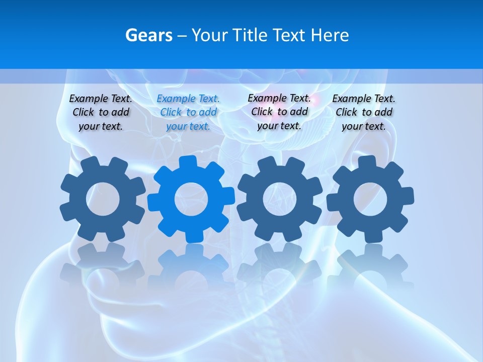 Highlighted Headache Skeletal PowerPoint Template