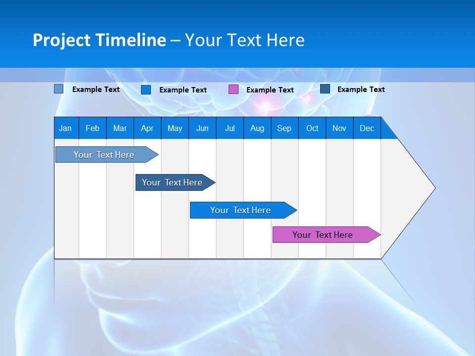 Highlighted Headache Skeletal PowerPoint Template