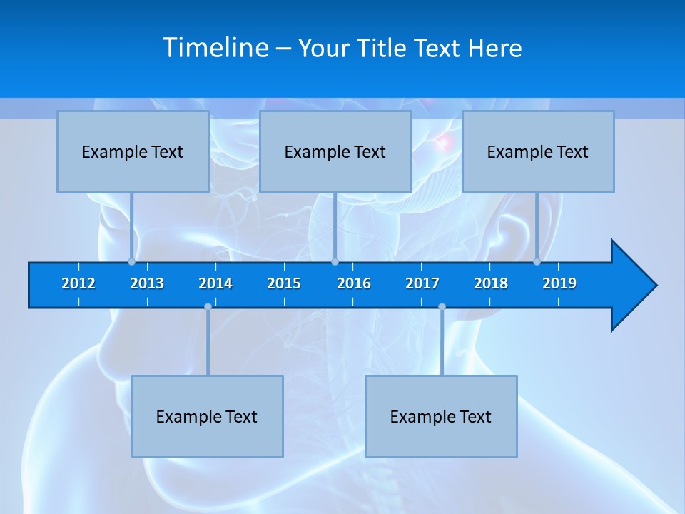 Highlighted Headache Skeletal PowerPoint Template