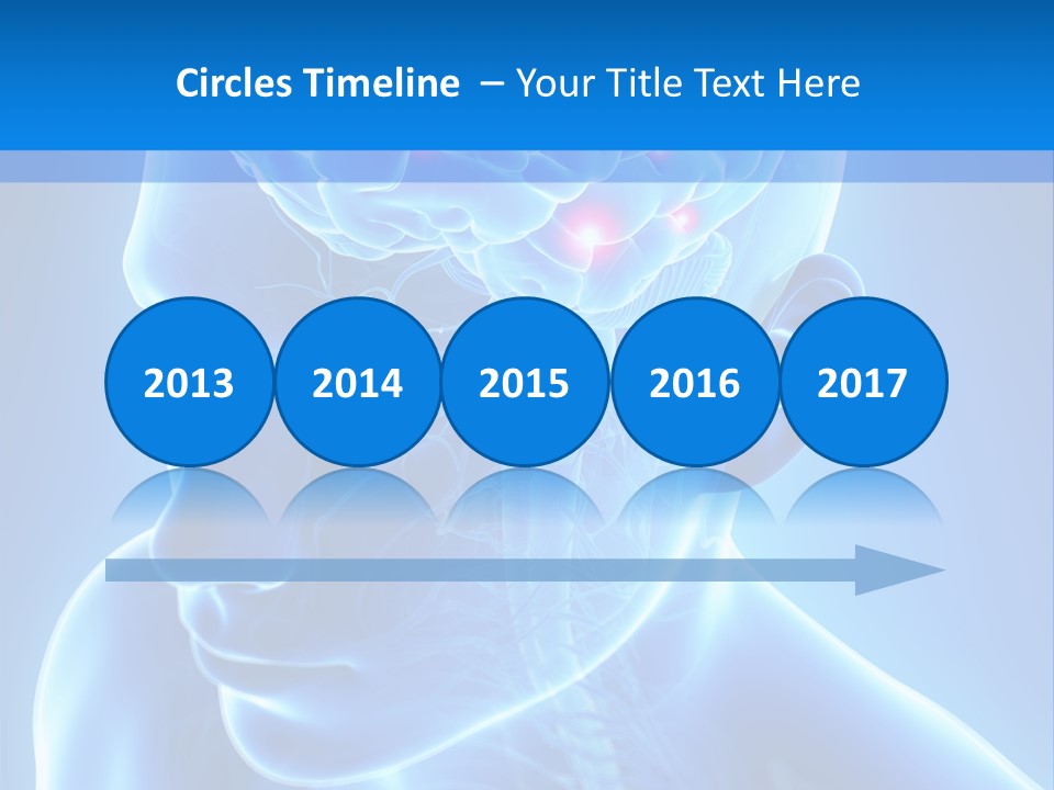 Highlighted Headache Skeletal PowerPoint Template