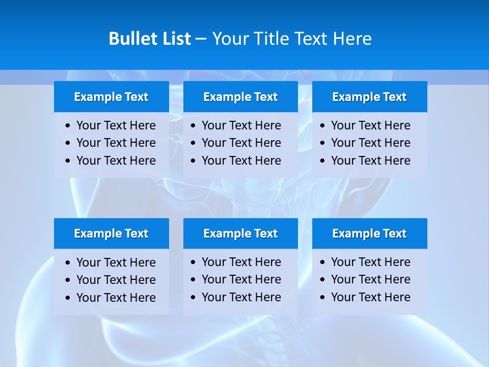 Highlighted Headache Skeletal PowerPoint Template