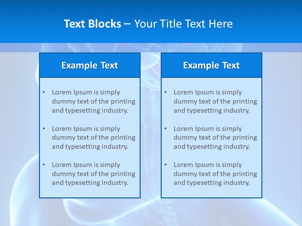 Highlighted Headache Skeletal PowerPoint Template