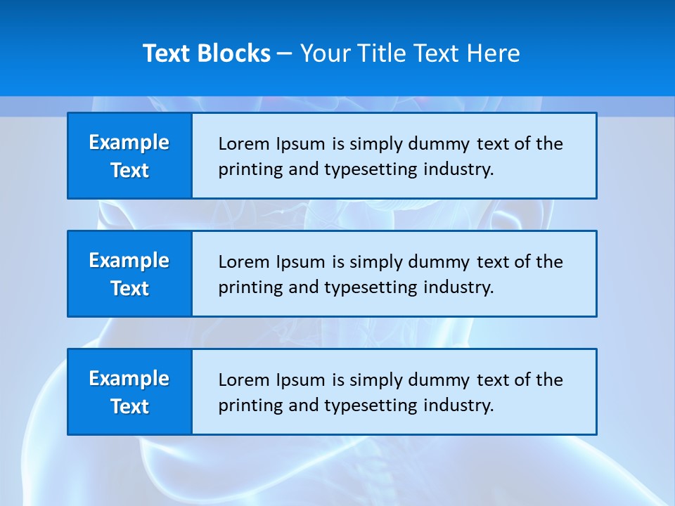 Highlighted Headache Skeletal PowerPoint Template