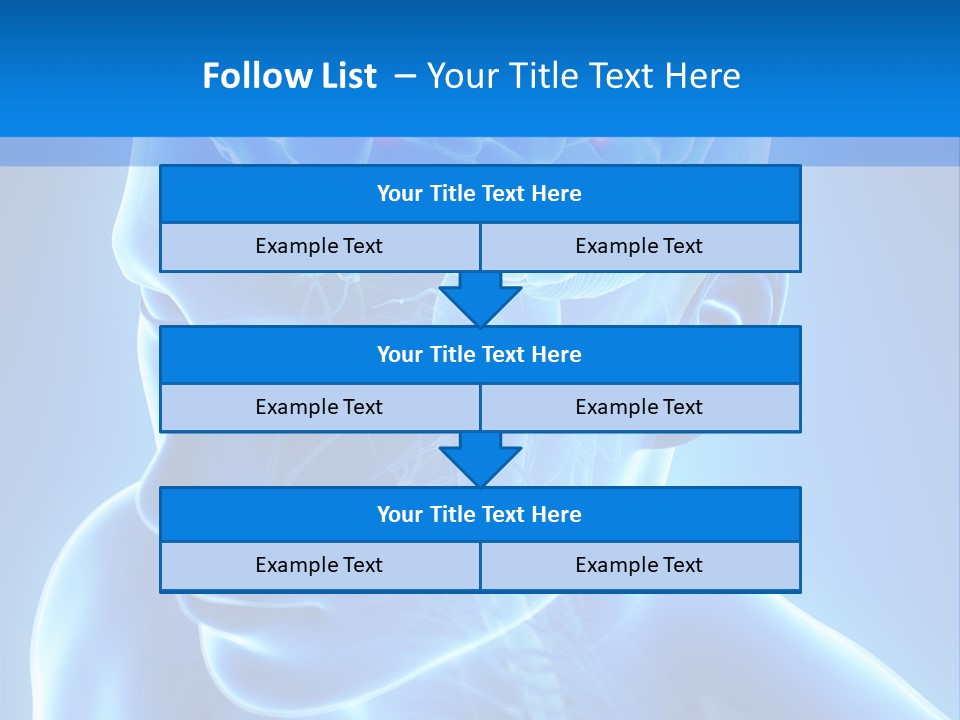 Highlighted Headache Skeletal PowerPoint Template