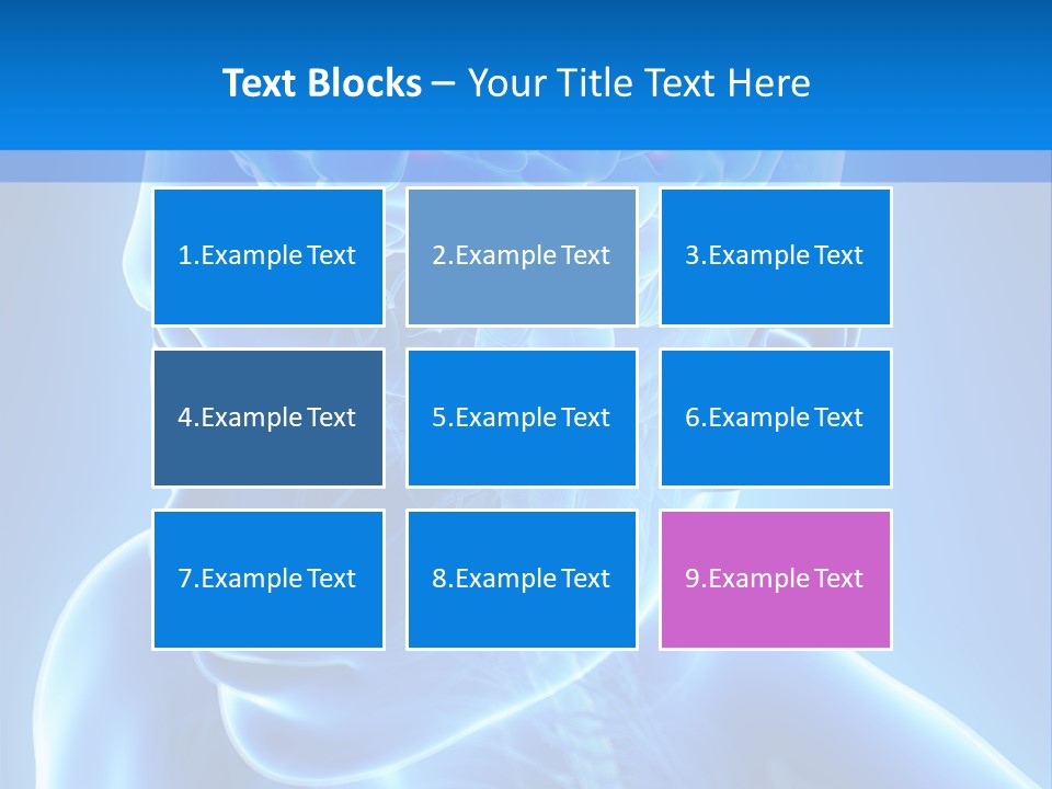 Highlighted Headache Skeletal PowerPoint Template
