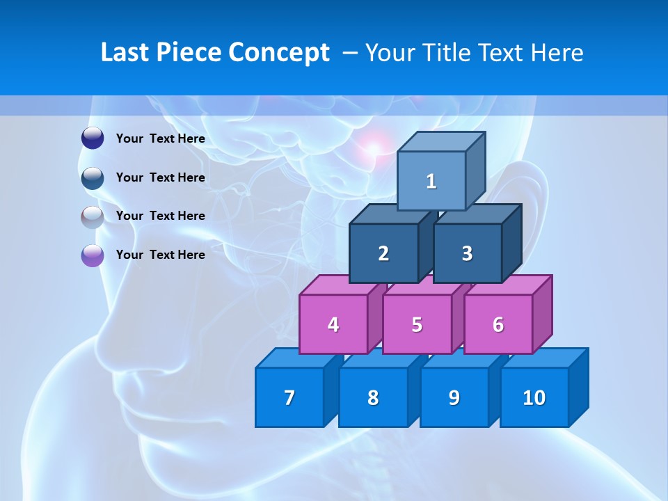 Highlighted Headache Skeletal PowerPoint Template