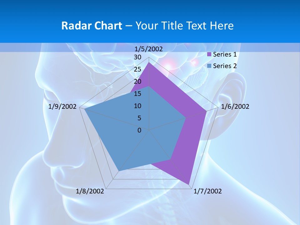 Highlighted Headache Skeletal PowerPoint Template