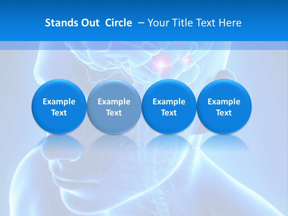 Highlighted Headache Skeletal PowerPoint Template