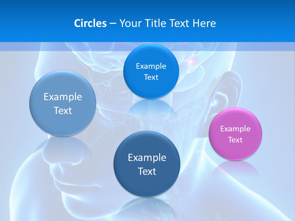 Highlighted Headache Skeletal PowerPoint Template