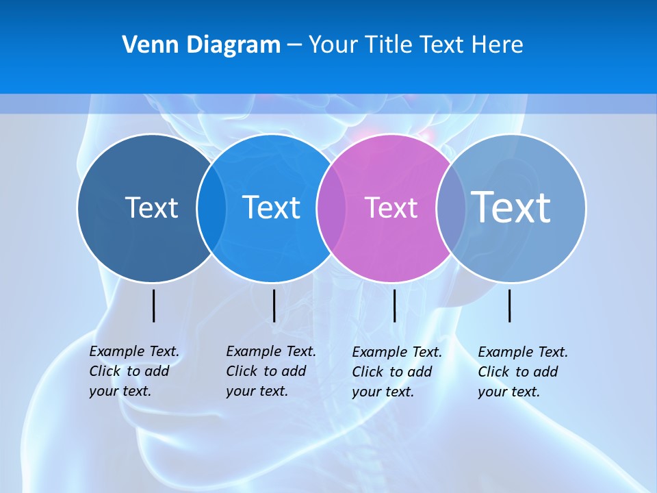 Highlighted Headache Skeletal PowerPoint Template