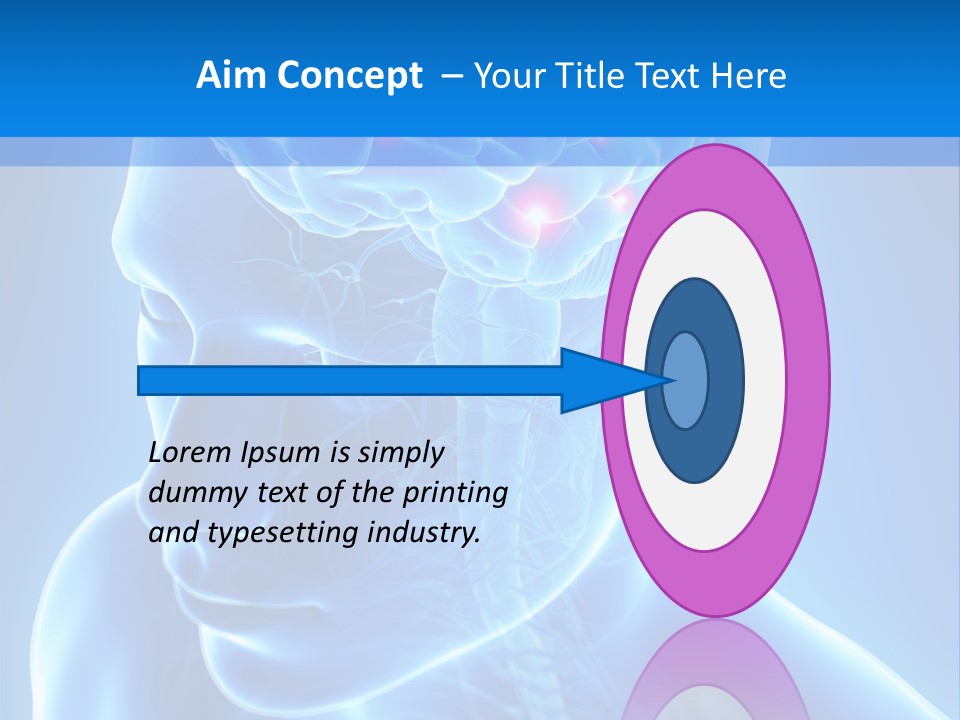 Highlighted Headache Skeletal PowerPoint Template