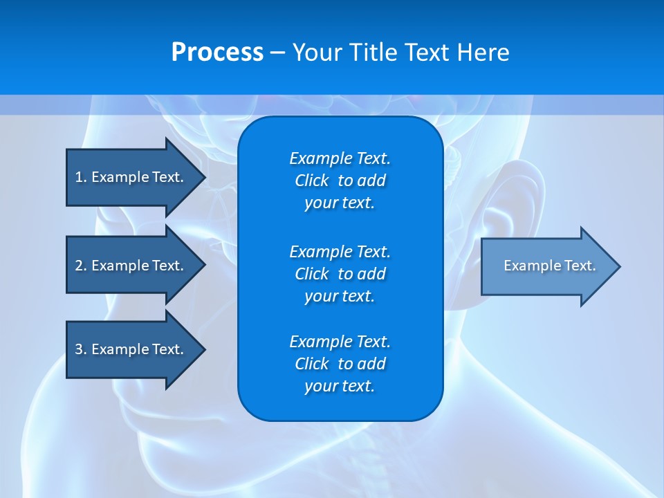 Highlighted Headache Skeletal PowerPoint Template