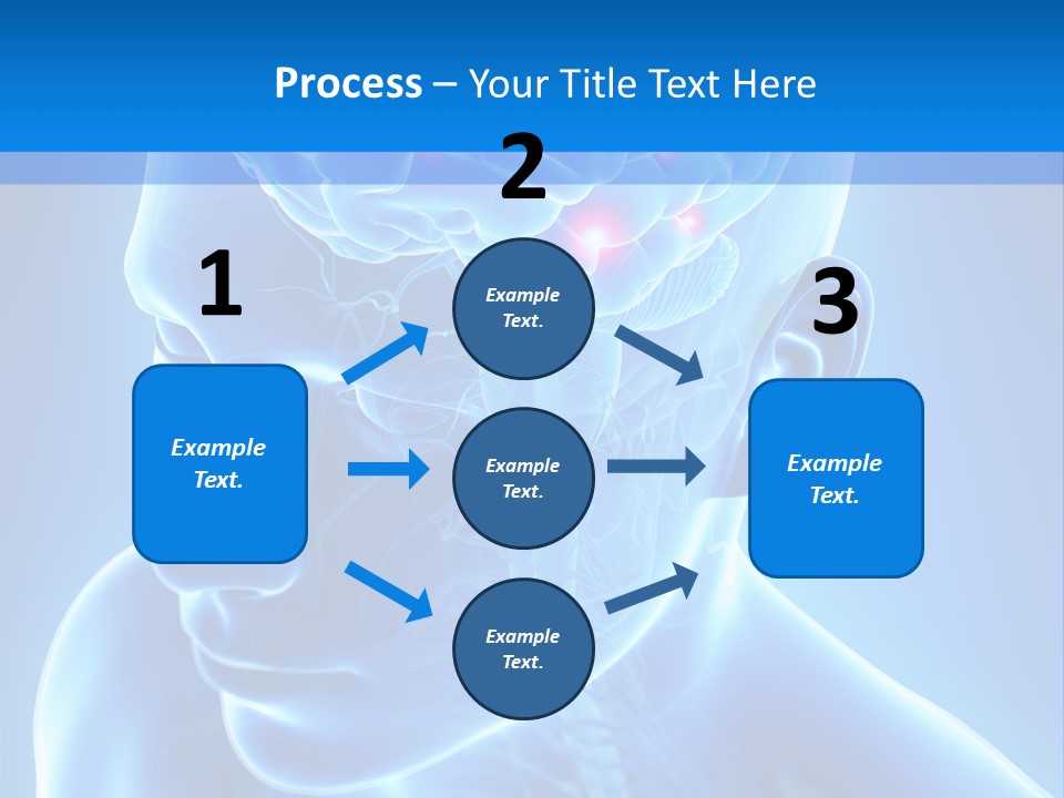 Highlighted Headache Skeletal PowerPoint Template