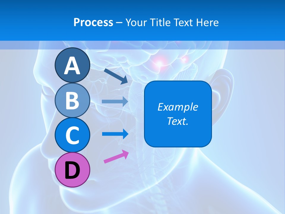 Highlighted Headache Skeletal PowerPoint Template