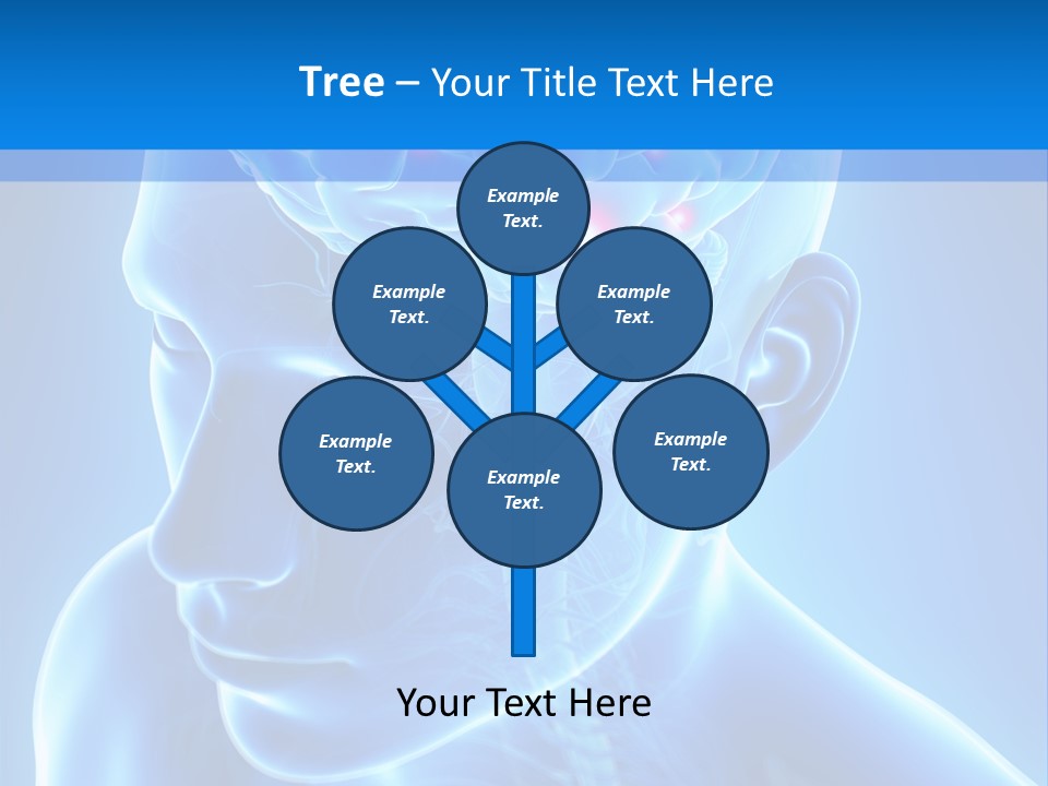 Highlighted Headache Skeletal PowerPoint Template