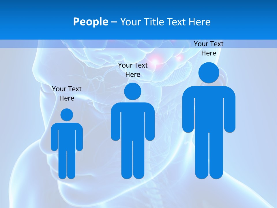 Highlighted Headache Skeletal PowerPoint Template