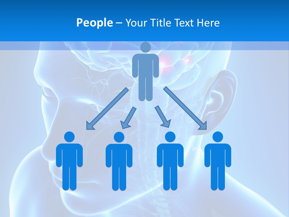 Highlighted Headache Skeletal PowerPoint Template