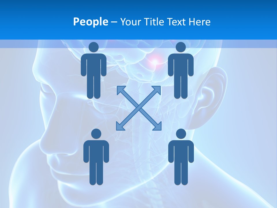 Highlighted Headache Skeletal PowerPoint Template